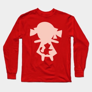 Monkey Girl - Pink Long Sleeve T-Shirt